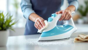 Ablagerungen am Bügeleisen entfernen: So geht es ohne Kratzer in wenigen Minuten