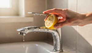 Kalkflecken an Armaturen: Der Zitronensäure-Trick wirkt in nur 10 Minuten