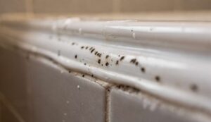 Schwarze Flecken an Silikonfugen im Bad: So entfernen Sie sie ohne Chemie