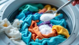 Farbige Wäsche färbt auf weiße ab? Ein Löffel Salz in der Maschine kann das verhindern