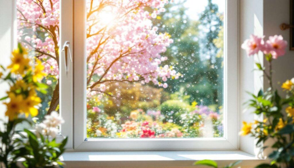 Fenster putzen im März: Ein Löffel von diesem Mittel hält die Scheiben wochenlang klar