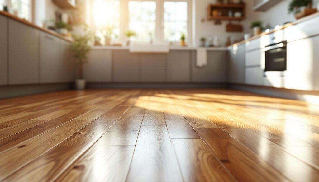 Parkett zum Glänzen bringen: Eine einfache Küchenzutat reicht laut Reinigungsexperten aus