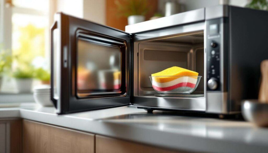 Studie der Uni Bonn: Küchenschwämme in der Mikrowelle zu desinfizieren bringt weniger als gedacht