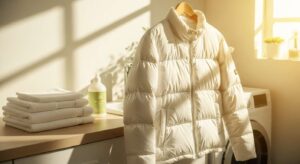 Daunenjacke waschen: Vier Tropfen von diesem Mittel verhindern verklumpte Daunen und Geruch